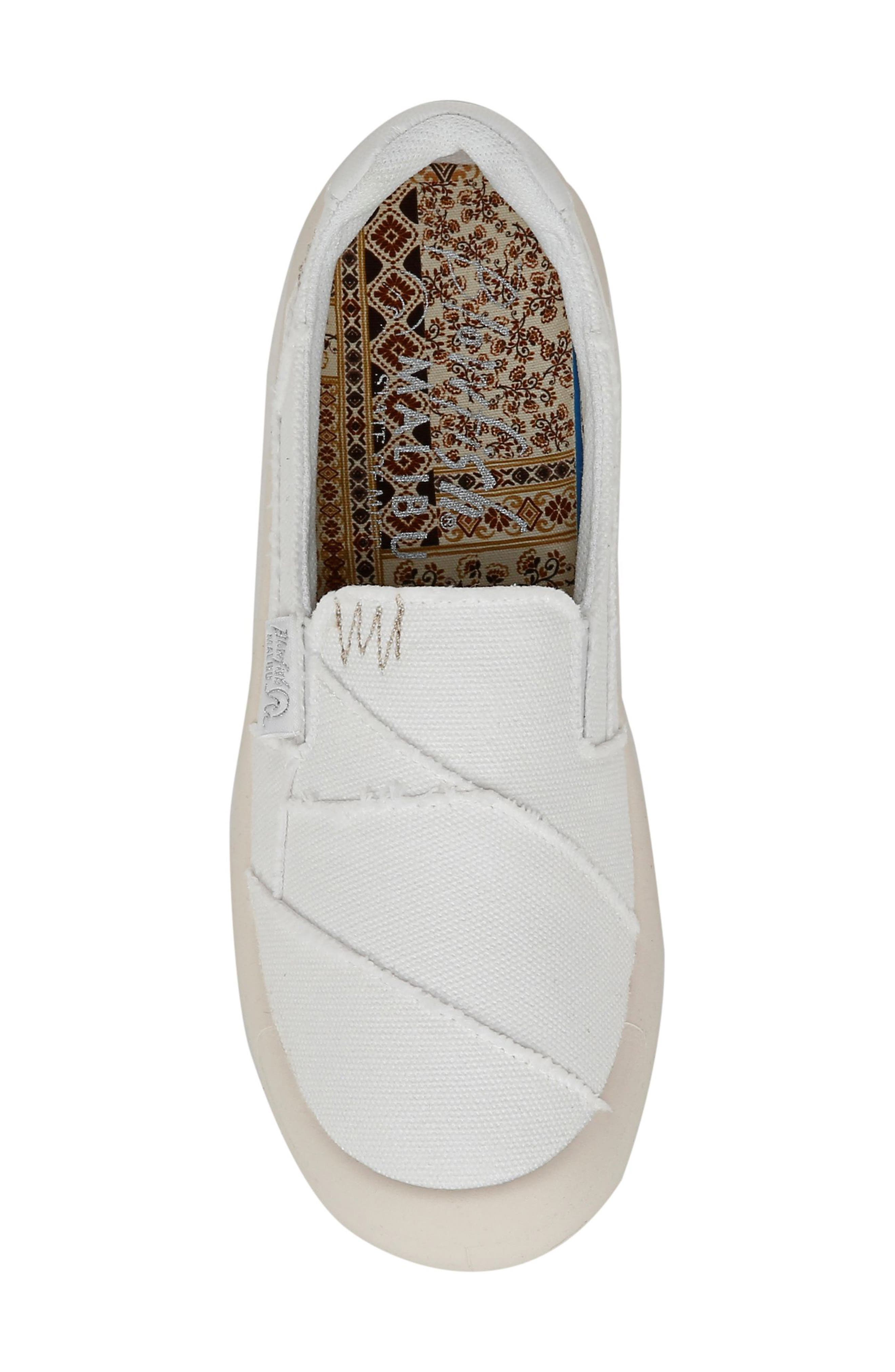 Blowfish Malibu Beachfront Slip On Sneaker, Alternate, color, White Canvas