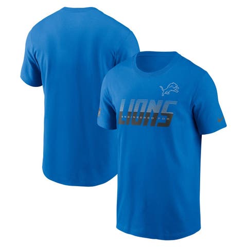 Men's Nike Blue Detroit Lions Sideline Dri-FIT T-Shirt