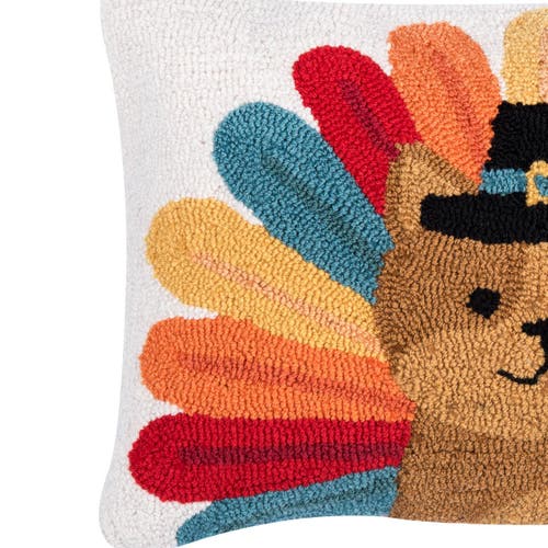 C & F Home C&f Home Pilgrim Turkey Pets Hooked Pillows In Multi