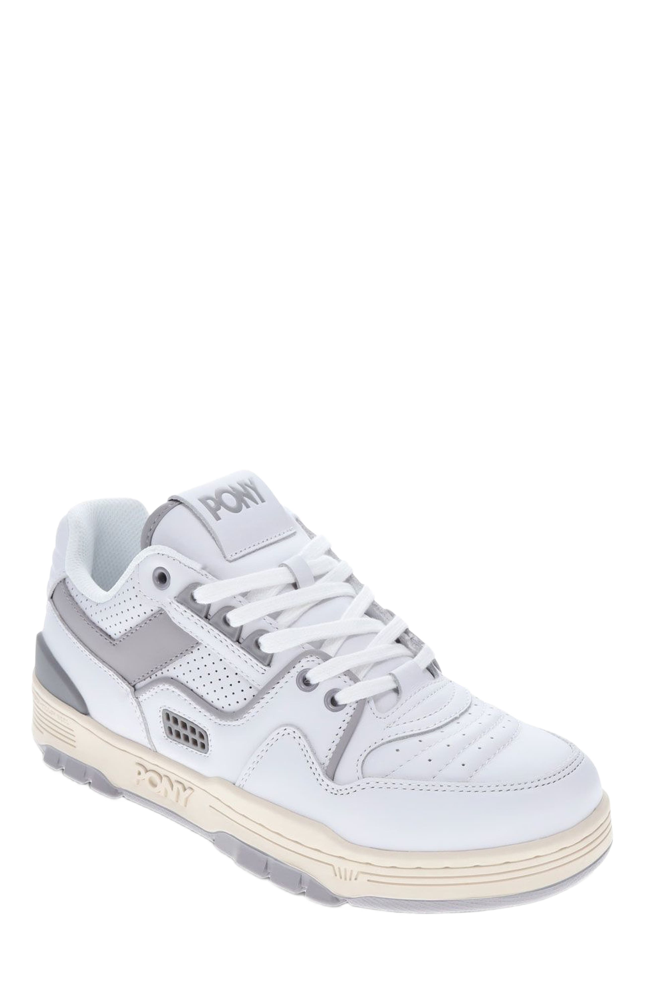 PONY M100 Low Sneakers, Main, color, White/Gray