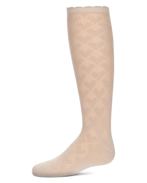 Open Work Heart Knee High Socks (Little Kid & Big Kid)