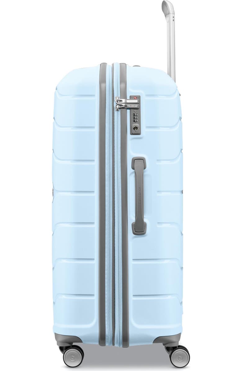 Samsonite Freeform Checked-Large 28-Inch Hardside Expandable with Double Spinner Wheels, Alternate, color, Sky Blue