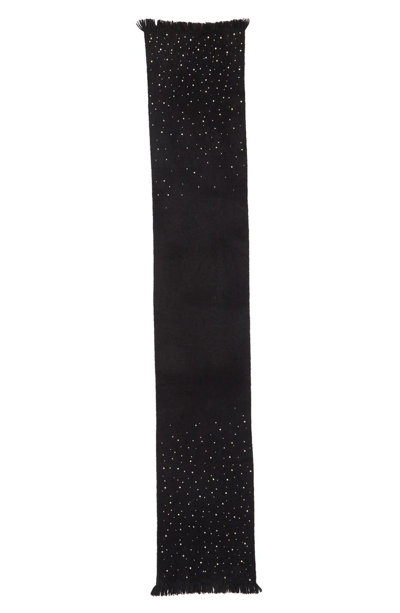 JANE CARR Krug Swarovski Crystal Cashmere Blend Scarf, Alternate, color,