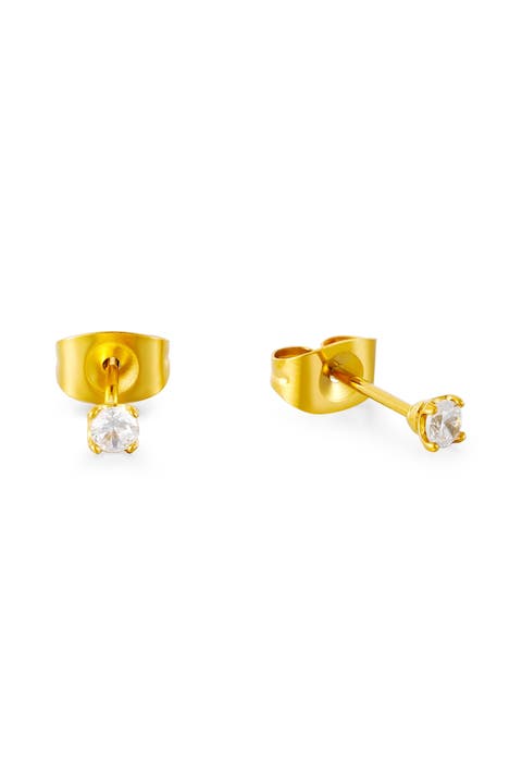 Zircon Stud Earrings