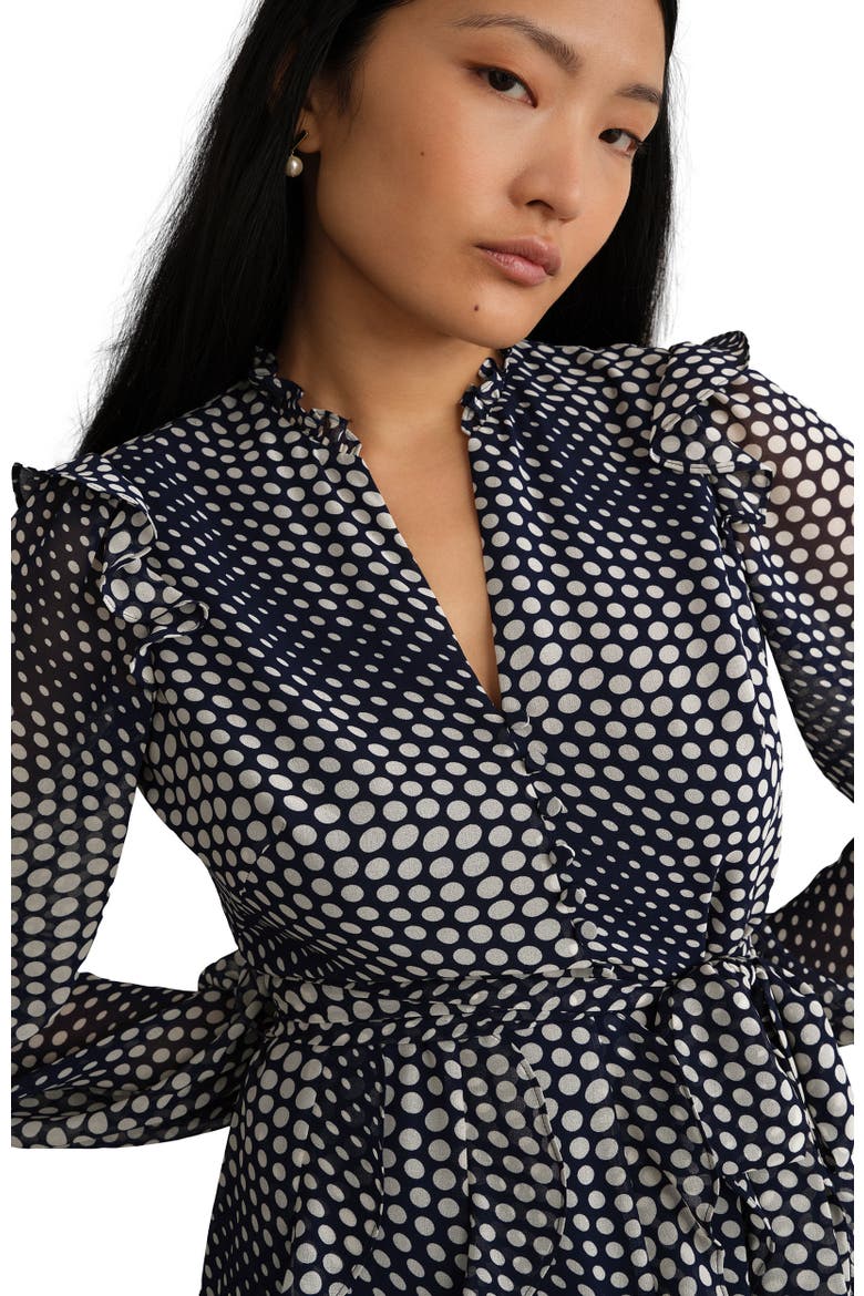 Miriam Dress, Alternate, color, Midnight Cream