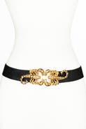 Raina Belts Scorpion Buckle Leather Belt