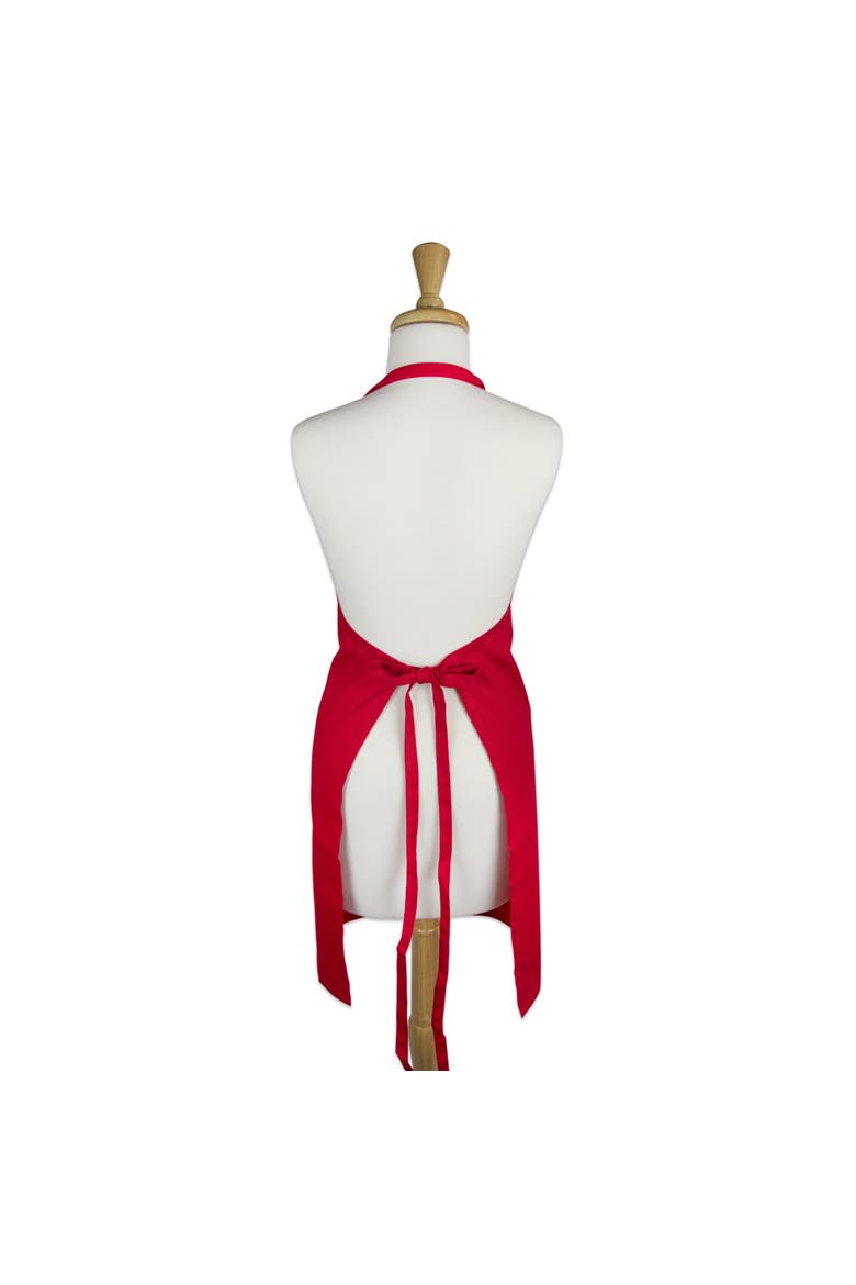 Solid Chino Chef Apron, Alternate, color, Tango Red