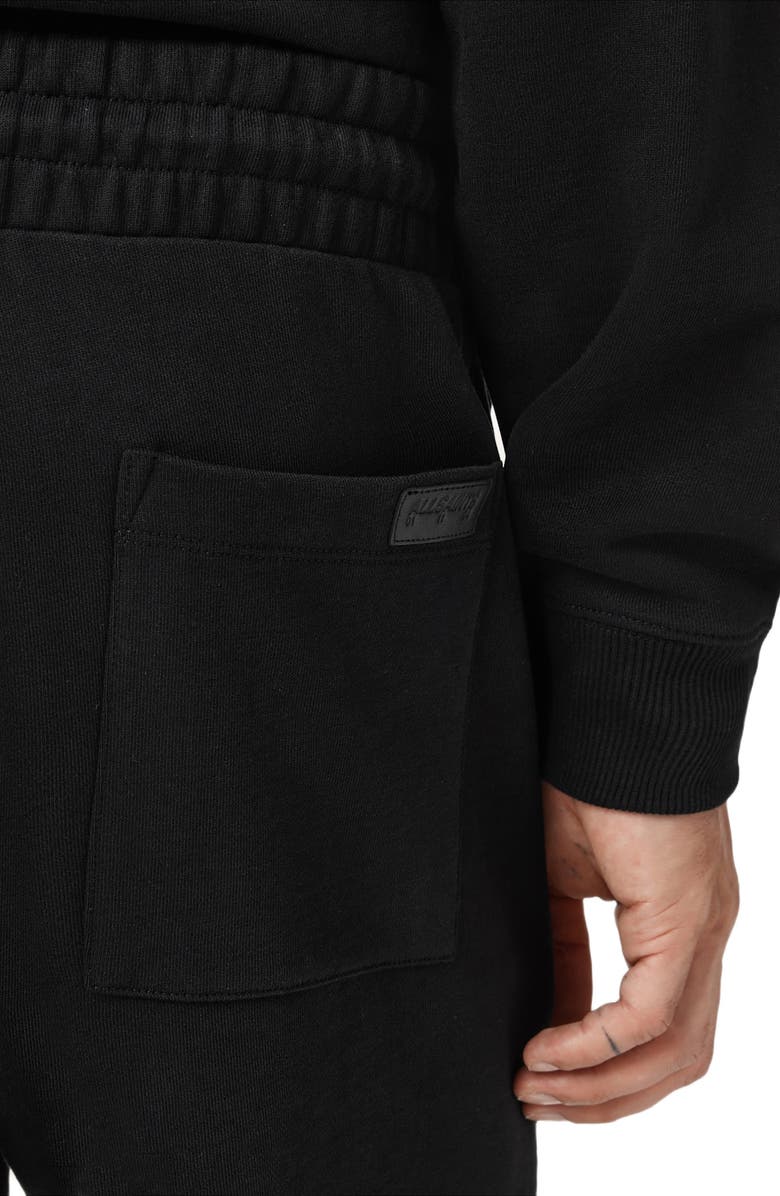AllSaints Milo Tie Waist Sweatpants, Alternate, color, Jet Black