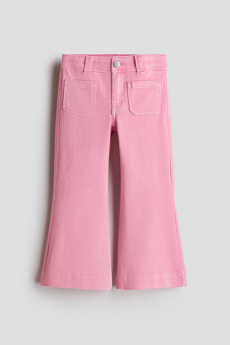 Flared Jeans, Alternate, color, Pink