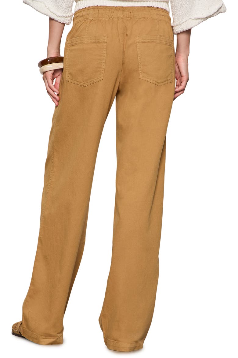 All Aboard Tie Waist Pants, Alternate, color, WASHED BEIGE