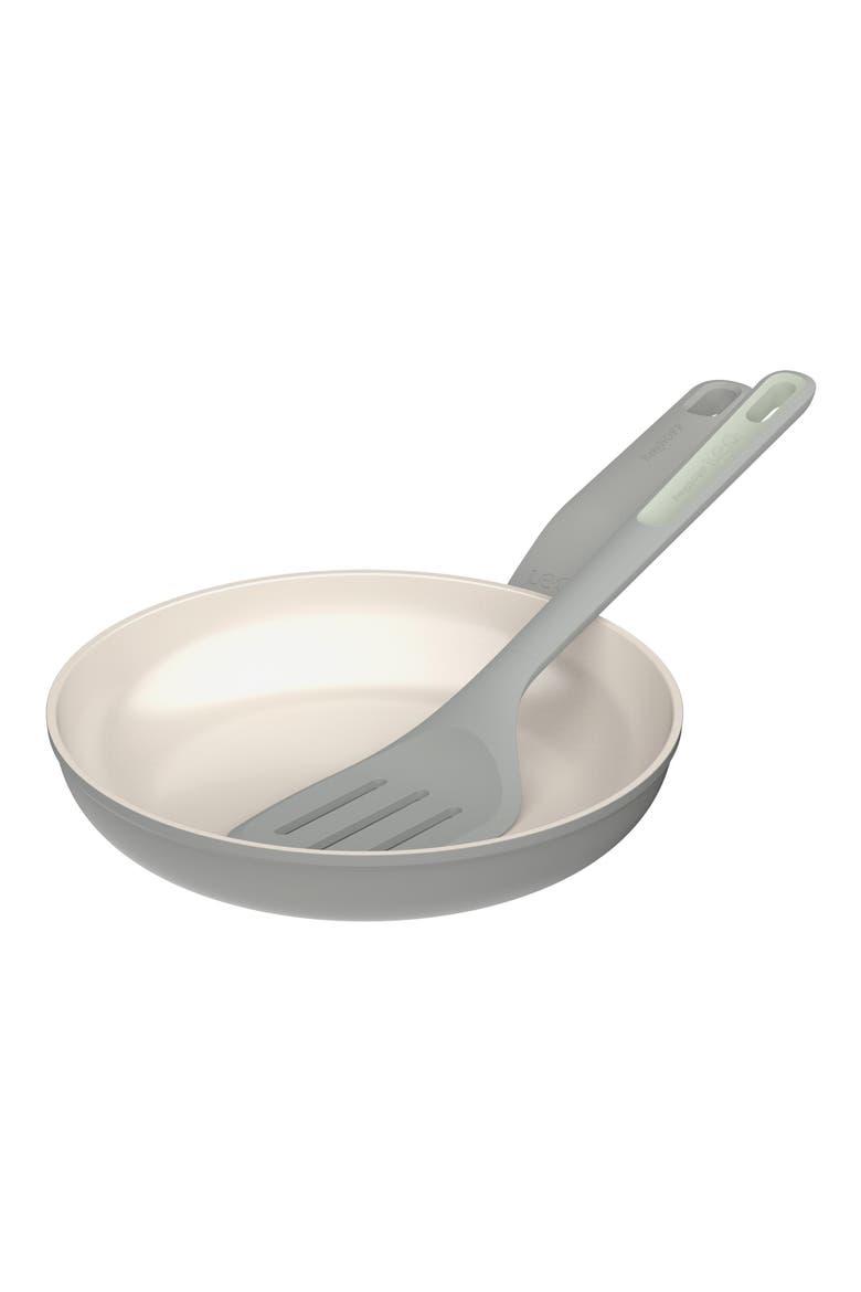 Leo Balance 9.5-Inch Nonstick Fry Pan & Spatula Set, Main, color, MOON MIST