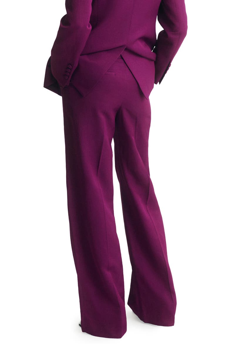 Straight Leg Suit Trousers, Alternate, color, FUCHSIA