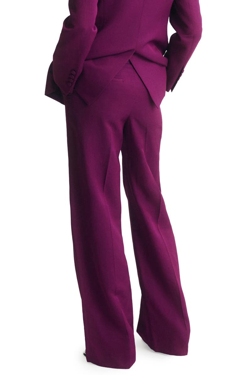 MANGO Straight Leg Suit Trousers, Alternate, color, Fuchsia