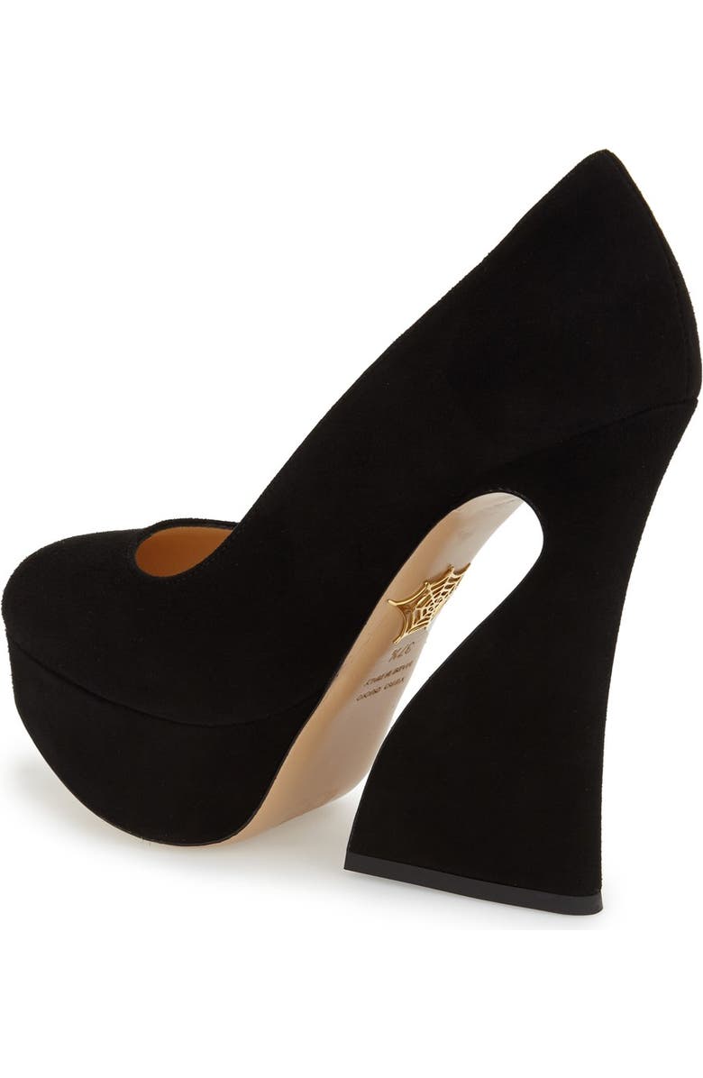 Charlotte Olympia 'Millicent' Platform Pump, Alternate, color,