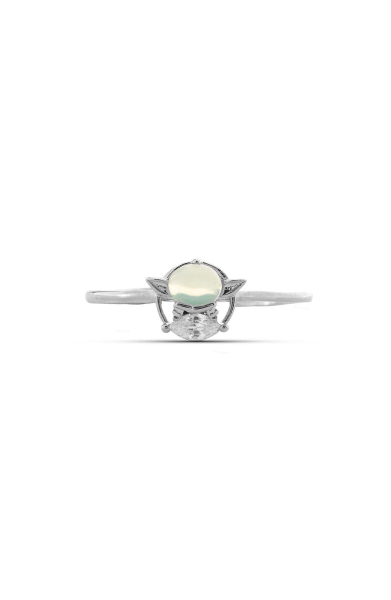 Girls Crew Star Wars Grogu Ring, Main, color, Silver