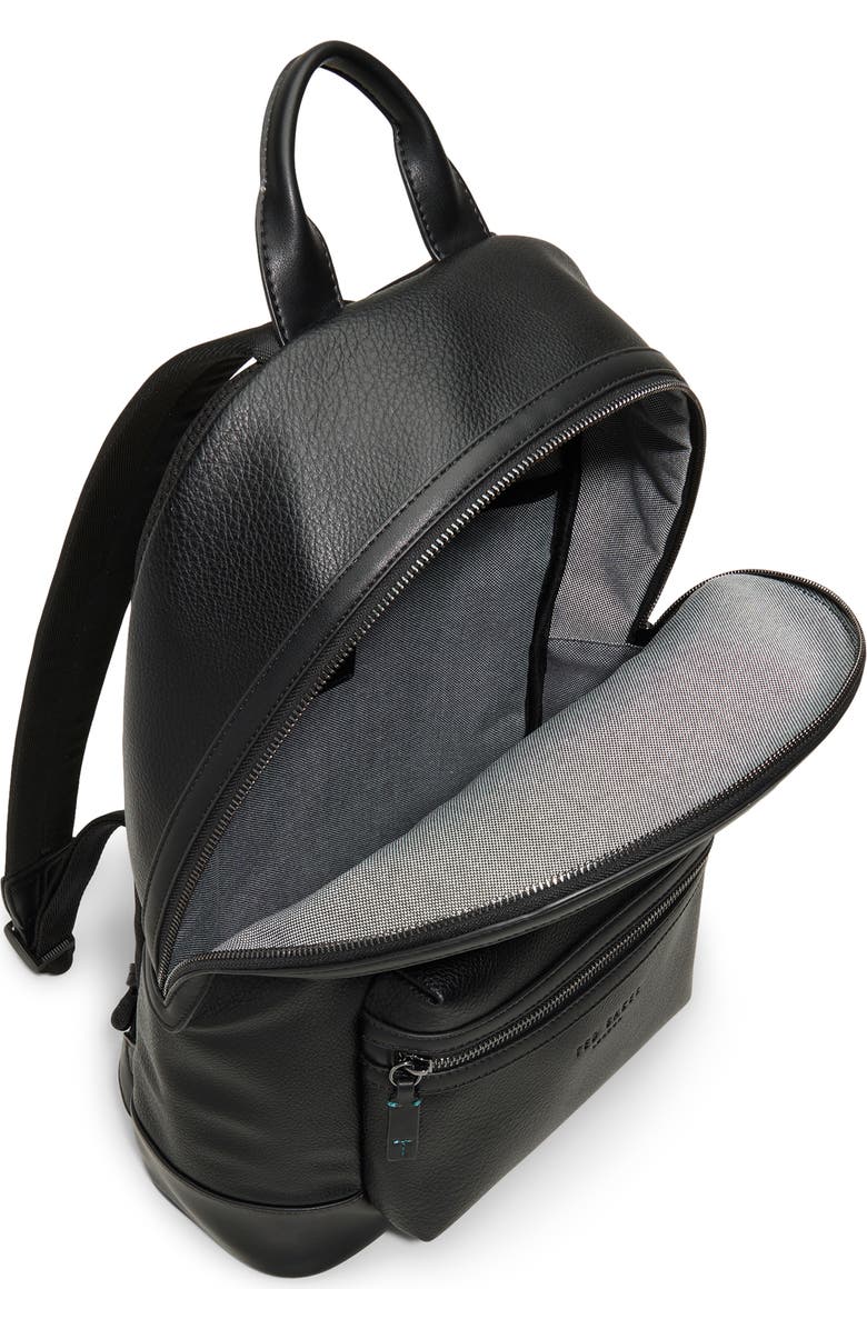 Ted Baker Patrick Backpack, Alternate, color, Black/ Washed Grainy