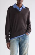 Acne Studios Layered Wool Polo Sweater