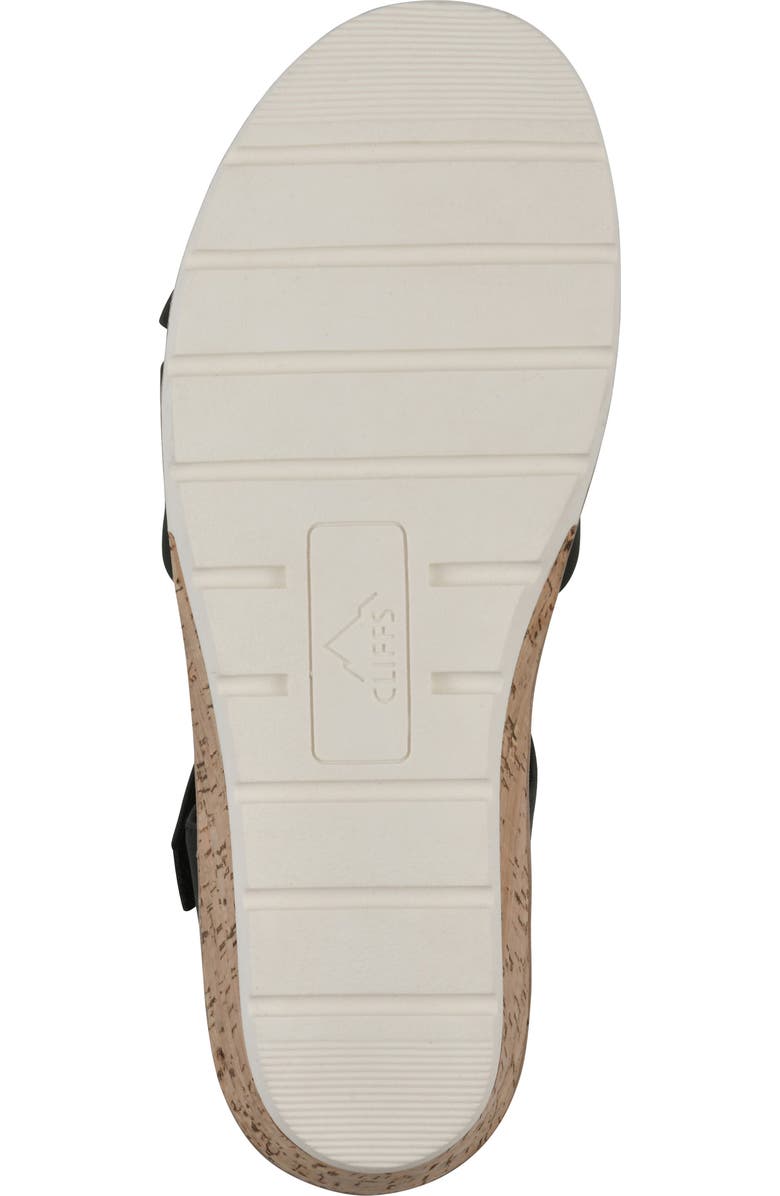 CLIFFS BY WHITE MOUNTAIN Tinna Wedge Sandal, Alternate, color,