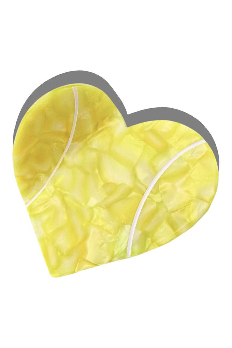 Tennis Lover Hair Claw Clip, Main, color, YELLOW