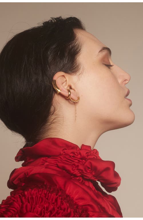 Lady Grey Helix Ear Cuff In Gold