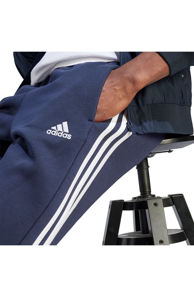 adidas Essentials 3-Stripes Fleece Pants, Alternate, color,
