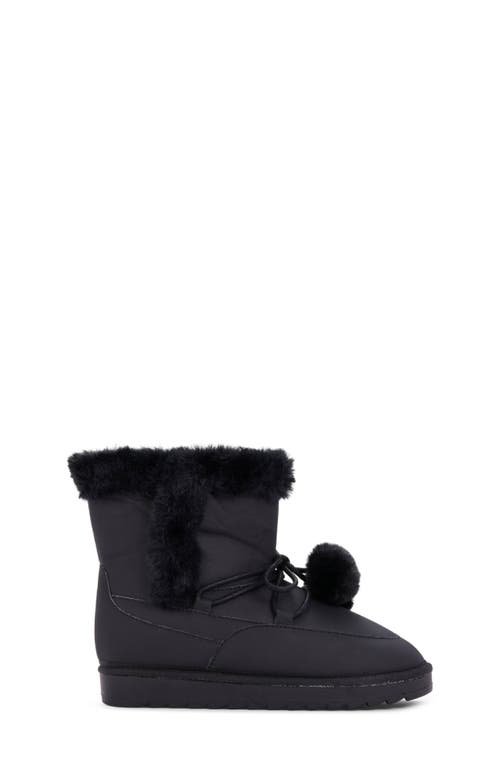 Yosi Samra Kids' Miss Snow Fluff Boot In Black