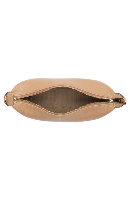 Furla Teia Leather Shoulder Bag In Brown