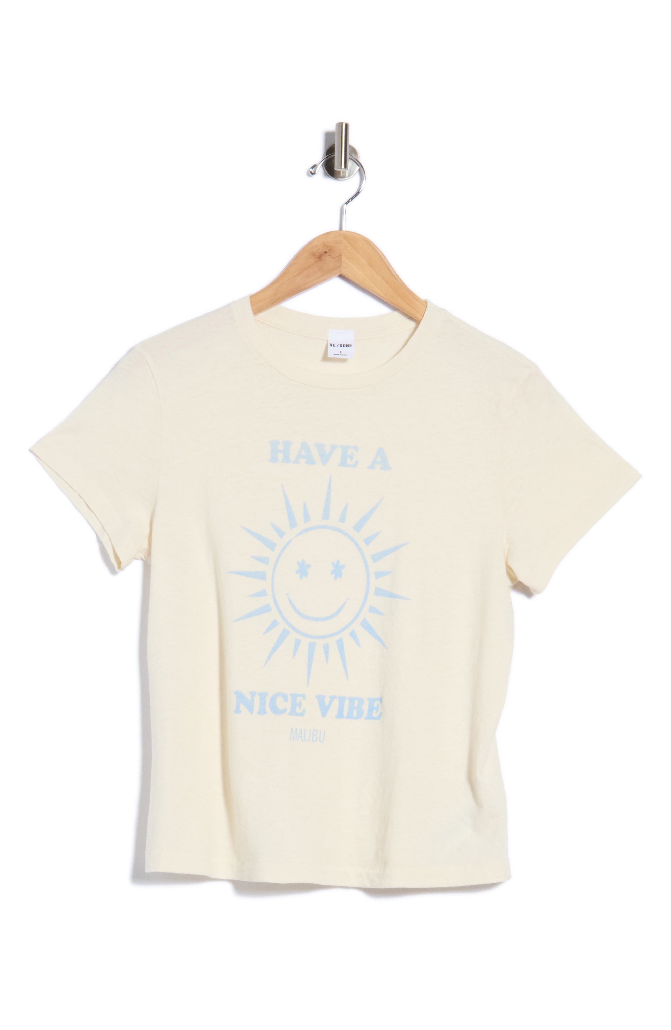 Re/Done Nice Vibes Graphic Tee (Women) | Nordstromrack
