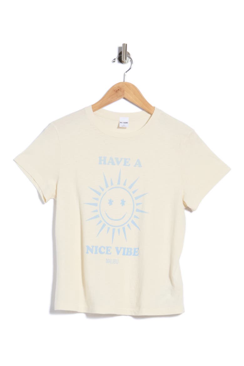 Nice Vibes Graphic Tee, Alternate, color, VINTAGEWHITE