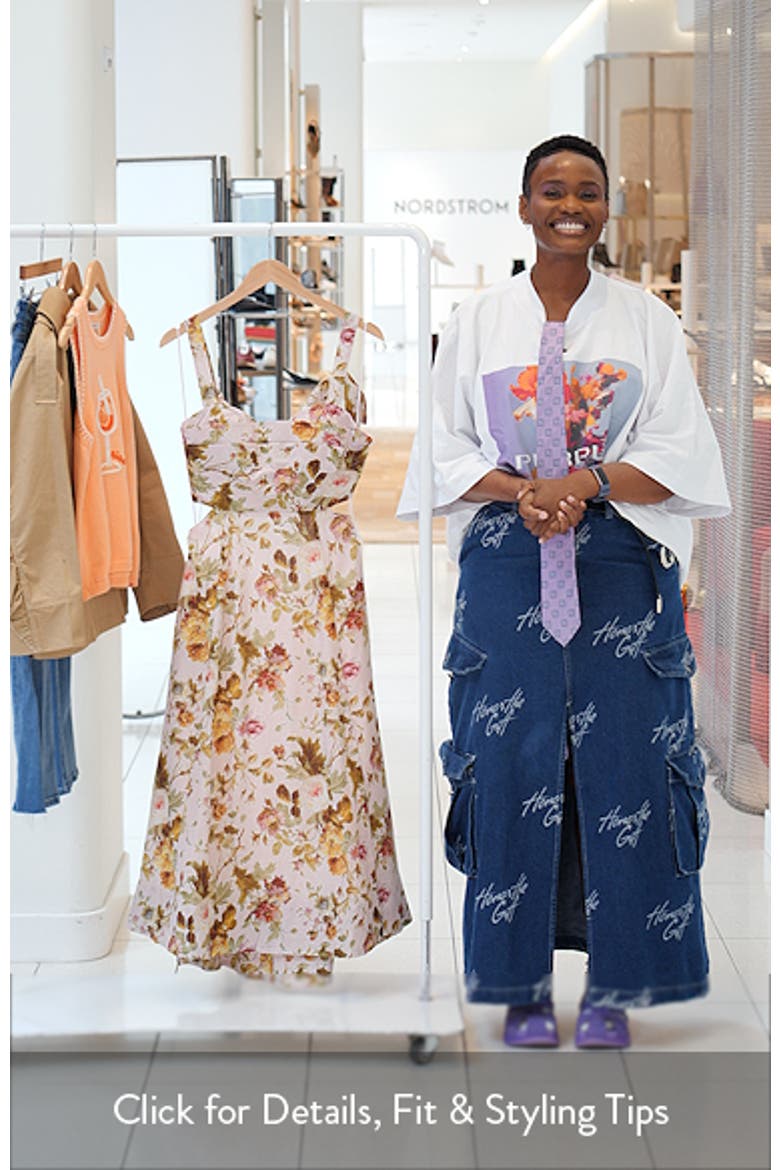 Ciana Floral Tie Strap Dress video