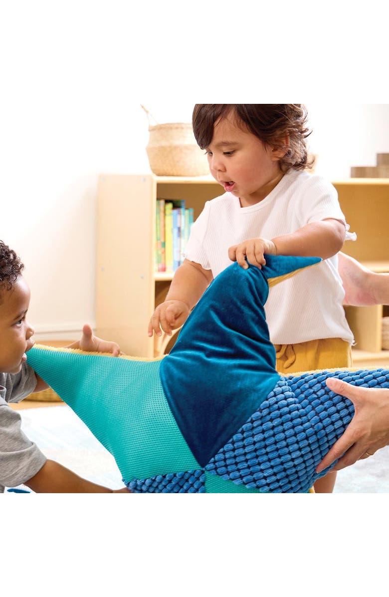 Kaplan Early Learning Company Plush Sea Star Pillow, Alternate, color, Blue