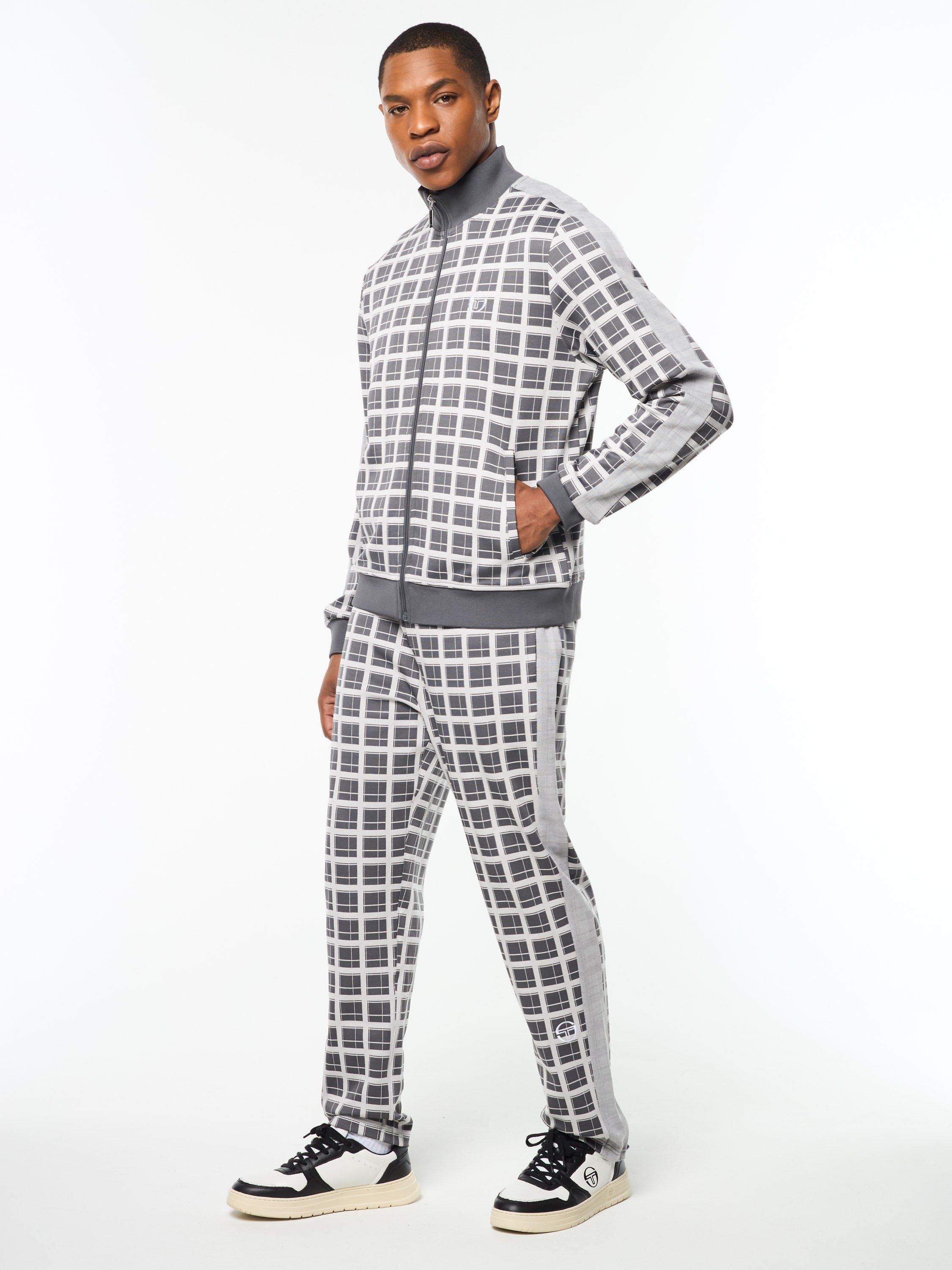 Sergio Tacchini Damarindo Check Track Jacket (Men) | Nordstrom