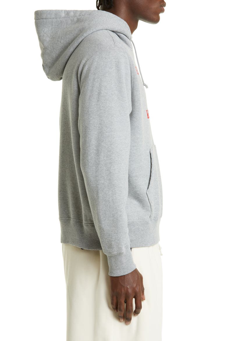 Men's Message from God Oversize Graphic Sweatshirt, Alternate, color, TOP GRAY