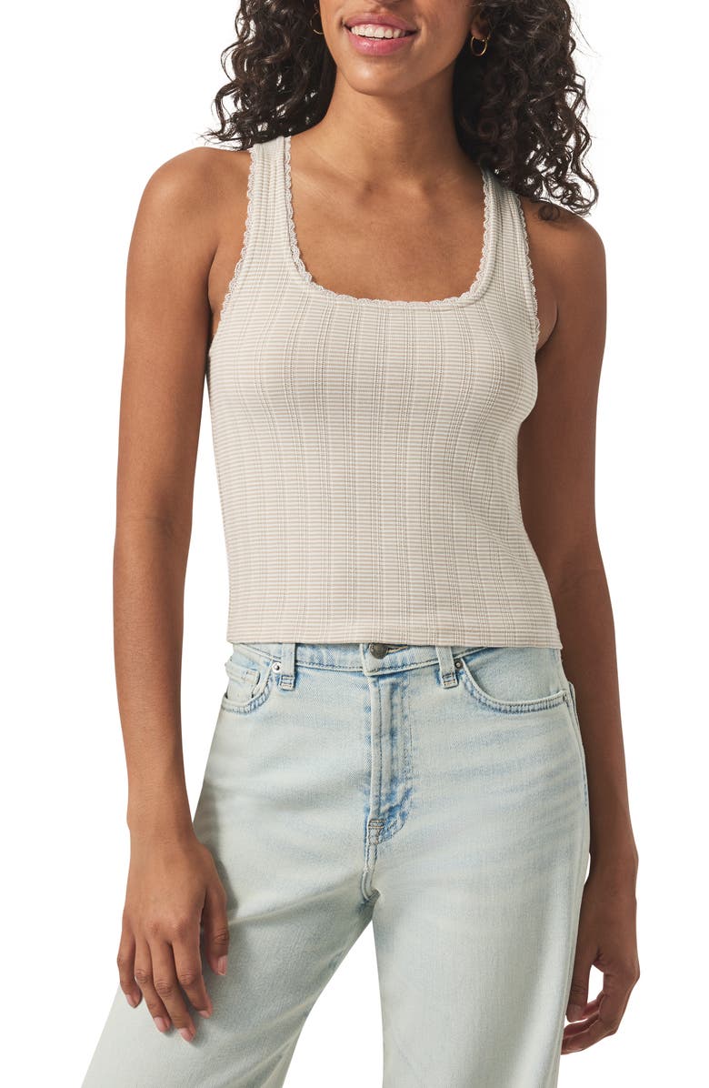 Splendid Pointelle Rib Tank, Main, color,
