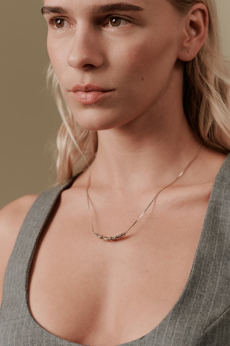 Harley Necklace, Alternate, color, Recycled Gold Vermeil