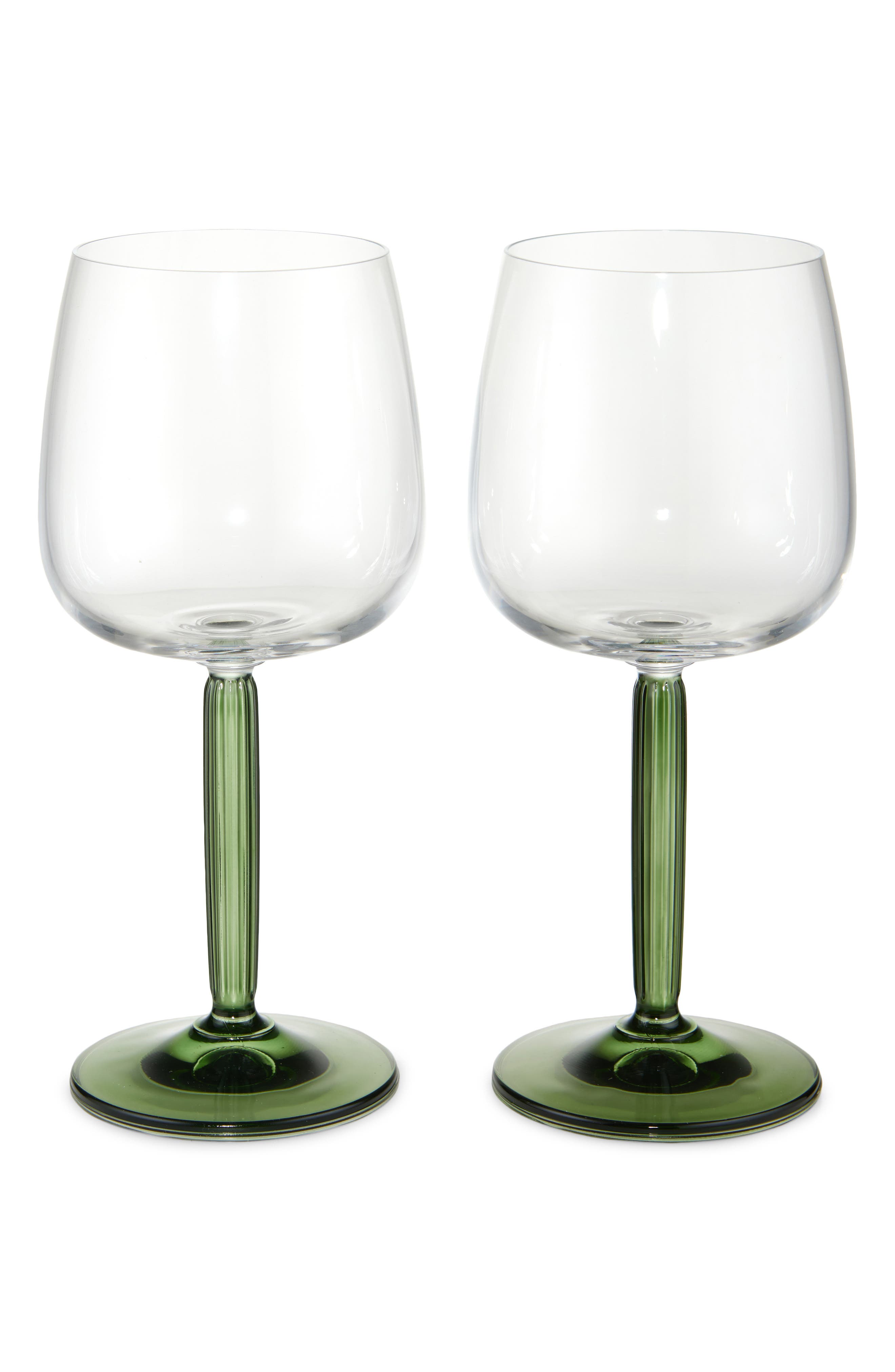 KÄHLER KAHLER HAMMERSHØI SET OF 2 WHITE WINE GLASSES