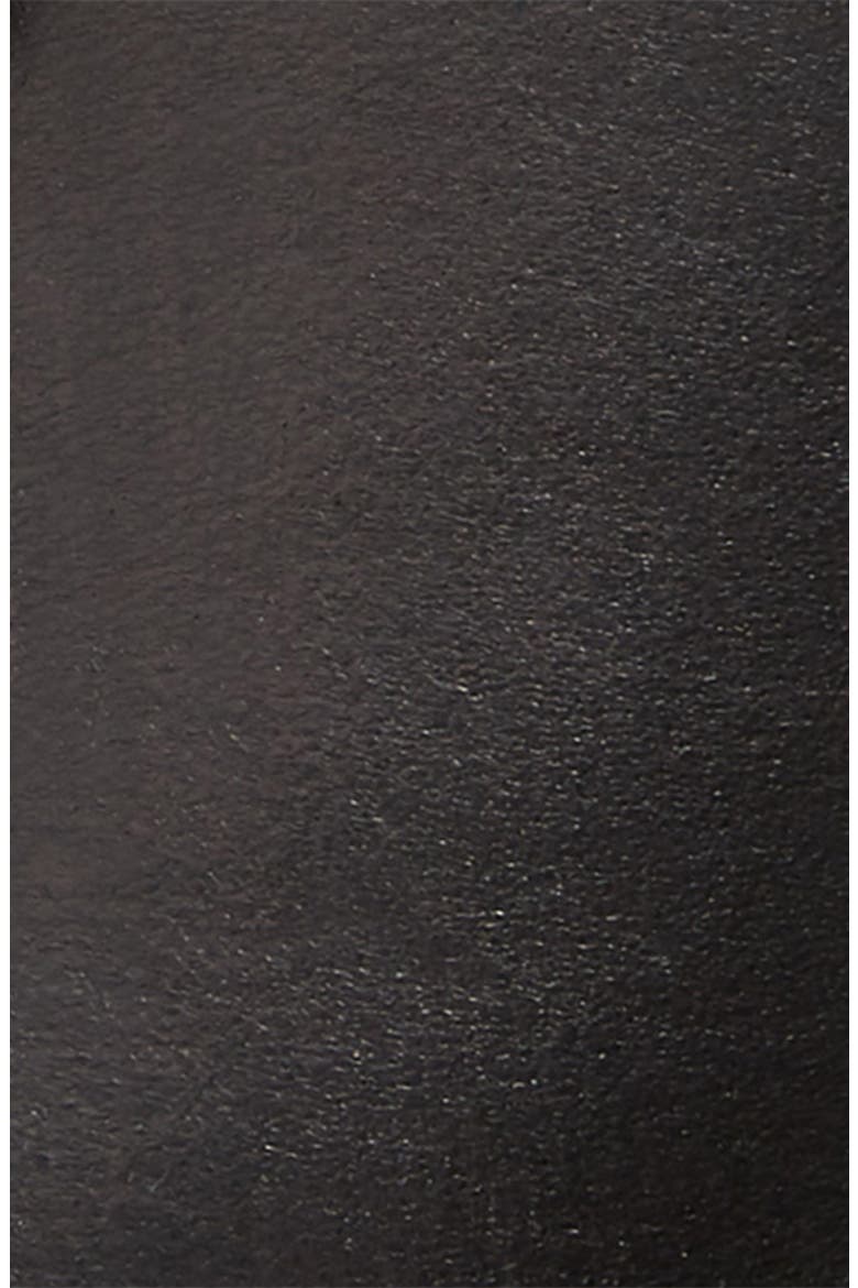 Leather Belt, Alternate, color, BLACK/ MATTE BLACK