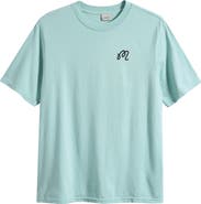 MALBON Bermuda Cigar Cotton Graphic T-Shirt