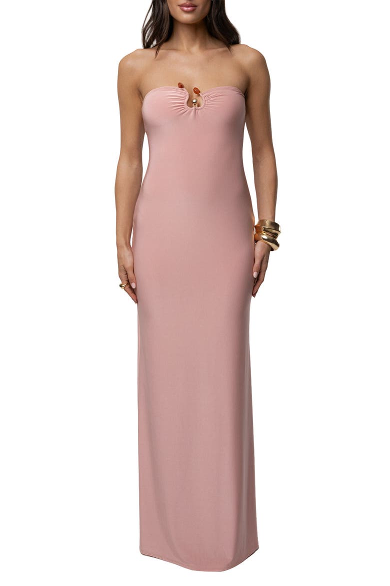 Drift Serenity Maxi Dress, Main, color, Dusty Rose