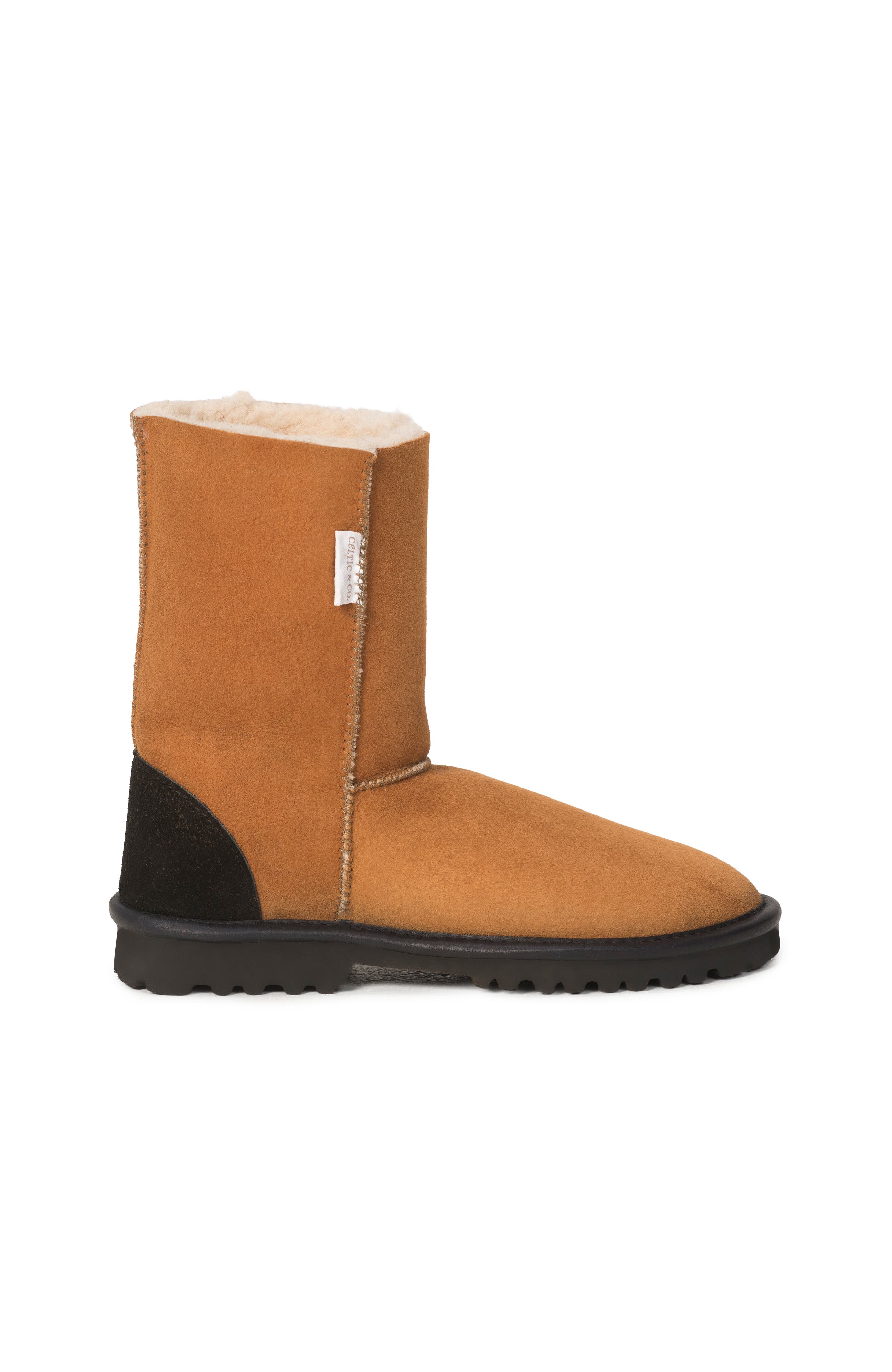 Celtic & Co. British Celt Regular Shearling Boot, Main, color, Burnt Honey