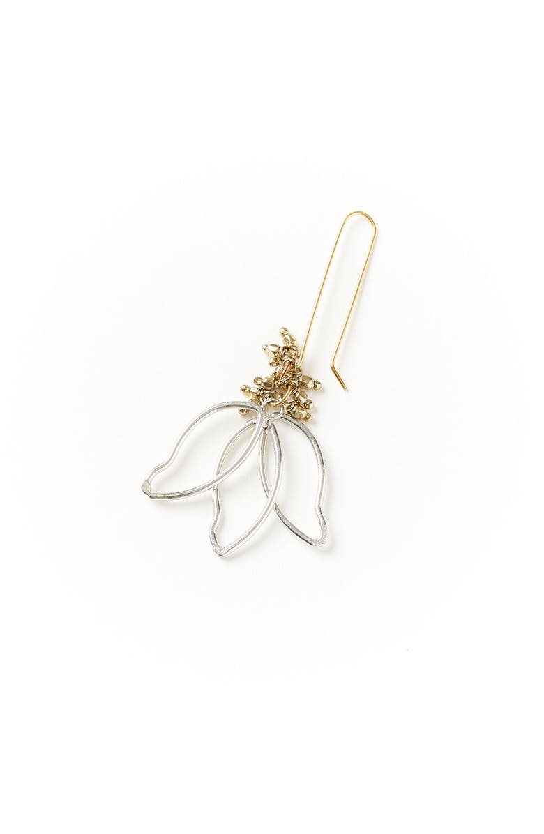 Matr Boomie Kairavini Lotus Petal Drop Earrings, Alternate, color, Gold