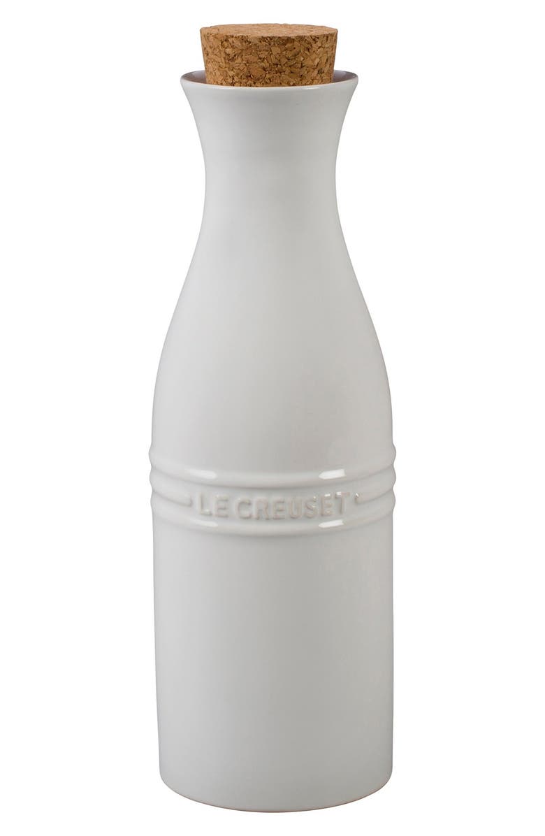 Le Creuset Glazed Stoneware Wine Carafe with Cork, Main, color,