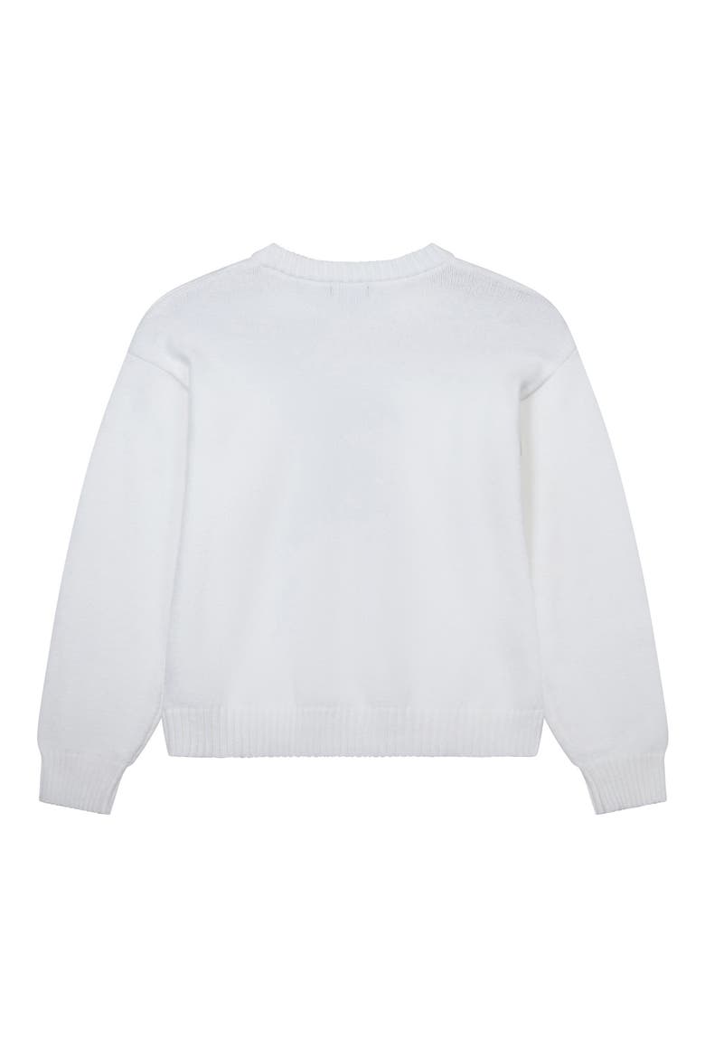 Kids' Golden Doodle Intarsia Sweater, Alternate, color, IVORY