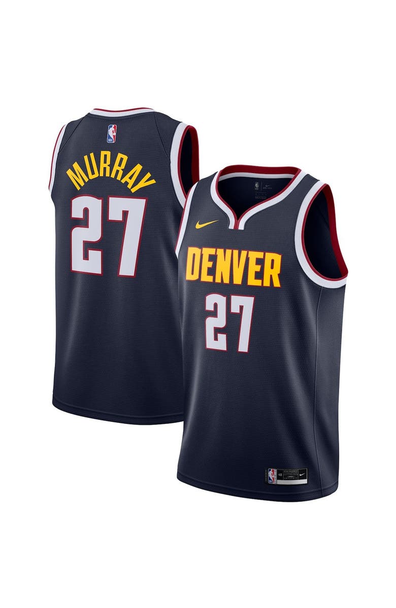 Nike Men's Nike Jamal Murray Navy Denver Nuggets 2020/21 Swingman Jersey - Icon Edition, Main, color,