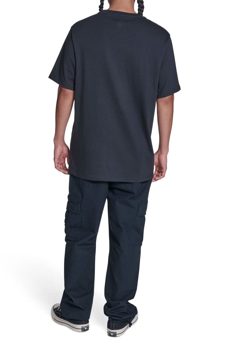 Converse Timeless Boxed Chevron T-Shirt, Alternate, color, Converse Black