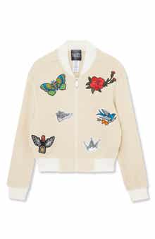Truce Kids' Appliqué Bomber Jacket