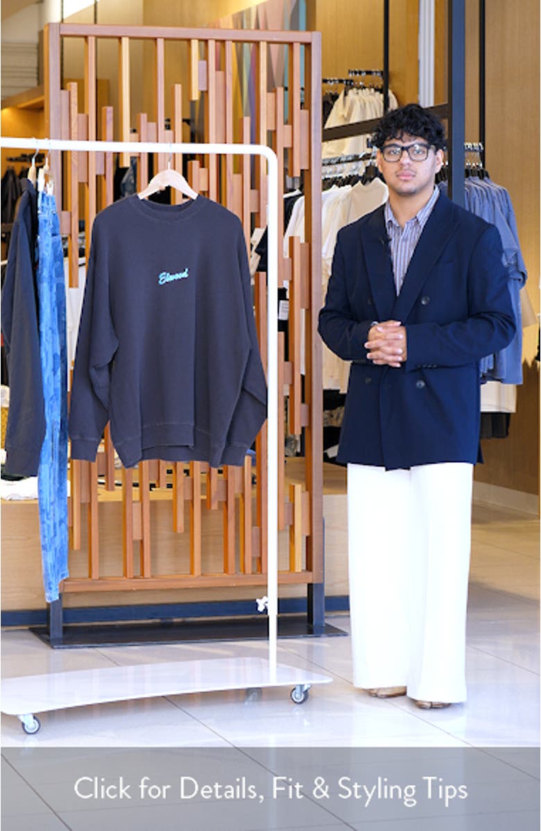 Slice of Heaven Organic Cotton Crewneck Sweatshirt, sales video thumbnail