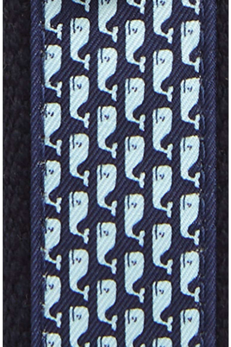 Whale Print Club Belt, Alternate, color, NAVY
