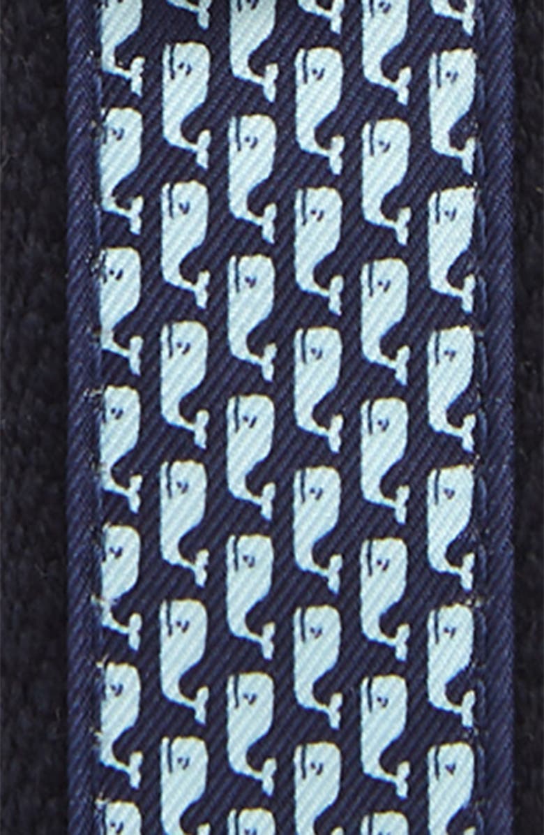 vineyard vines Whale Print Club Belt, Alternate, color,
