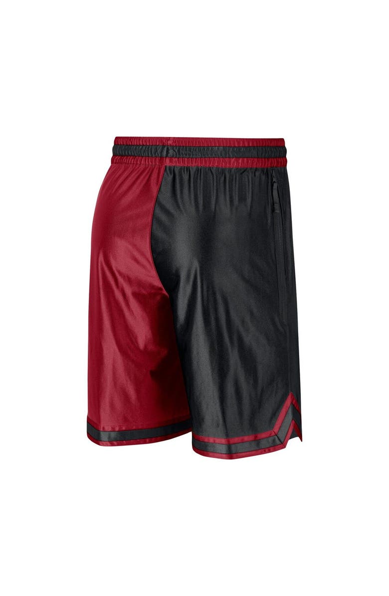 Nike Men's Nike Red/Black Miami Heat Courtside Versus Force Split DNA Performance Shorts, Alternate, color, Red